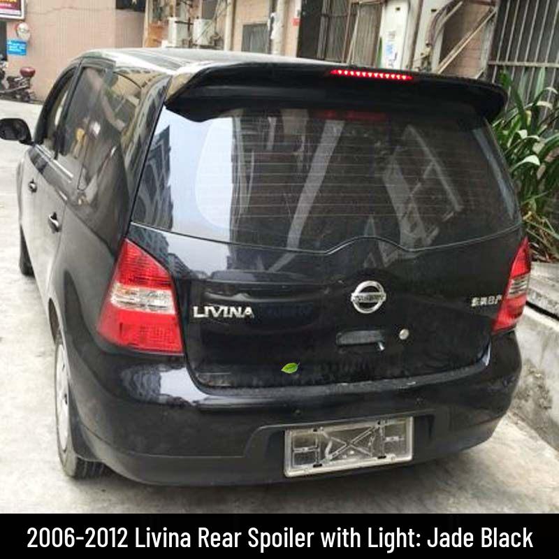 Compatible Rear Spoiler for Nissan LIVINA Models: 07-12 & 13-17