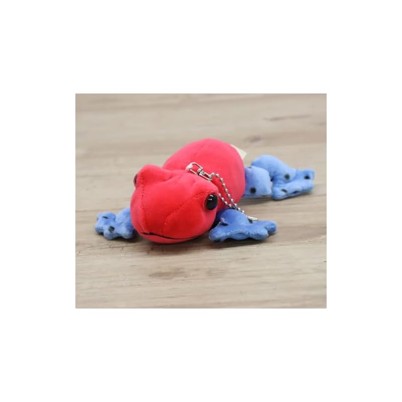 Take Off Strawberry Poison Dart Frog Keychain
