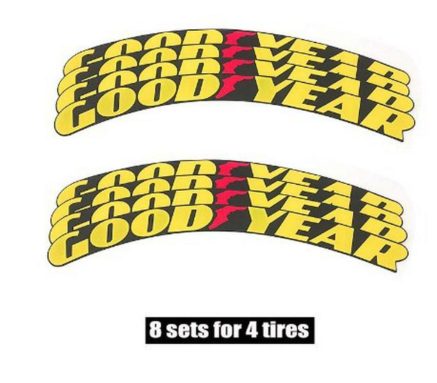 One-Piece Reflective 3D PVC Tire Letter Sticker - Personalized Car Modification