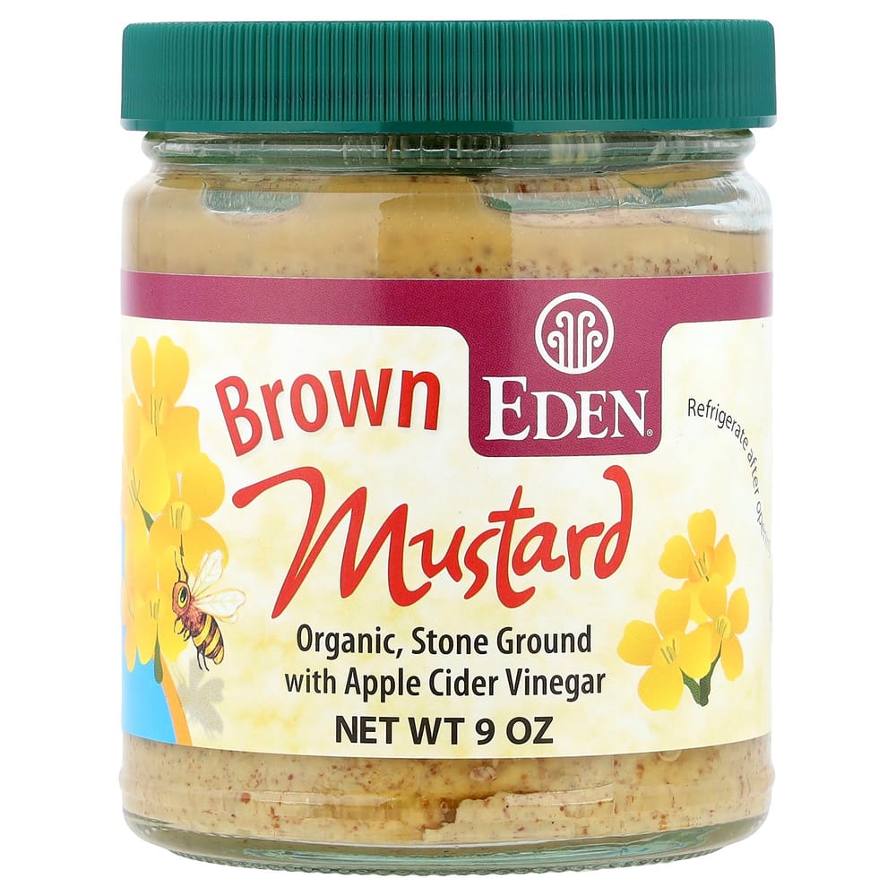 Eden Foods Brown Mustard 255g (9oz)