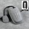 Leather Car Key Case Cover Shell Fob for Hyundai Grand Prix GN7 IONIQ6 Nuovo Kona Genesis Coupe Sonata Ix35 Protector Keychain