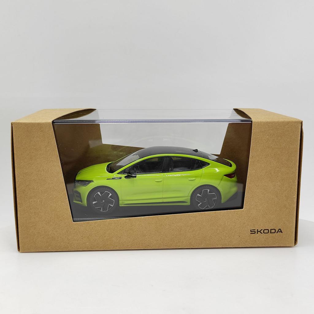 GAM1 Diecast SKODA 1:43 Scale Enyaq Coupe RS Alloy Car Model Collectible Toy Gift Souvenir Display Ornament