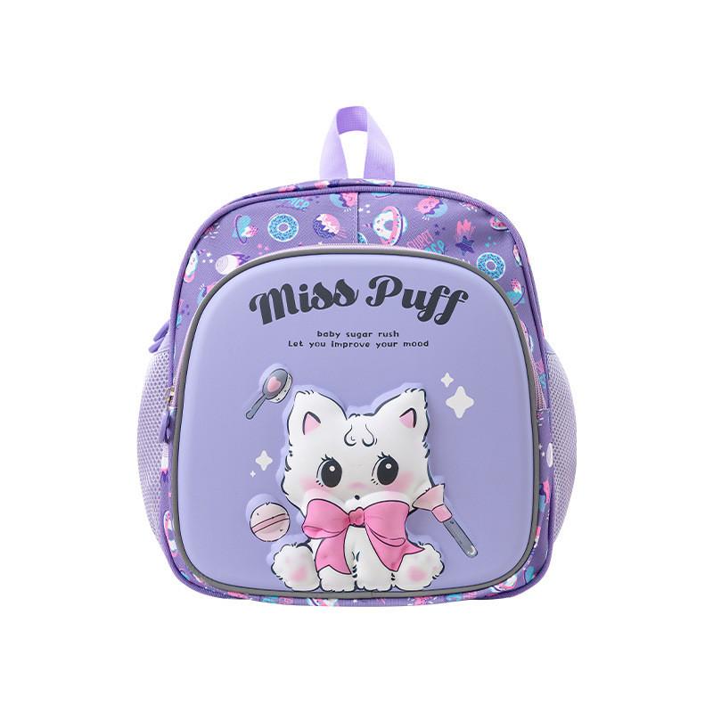 Cat Rabbit Dinosaur Horse Pattern Printing Kids Backpack Breathable Schoolbag