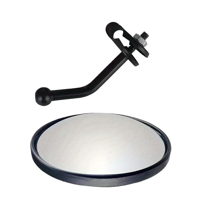 1 Set Truck Tricycle Reversing Convex Mirror with Rod Auxiliary Lower View Mirror