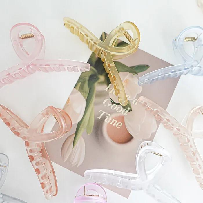 Matte Pastel Updo Twist Hair Clip 8 Colors