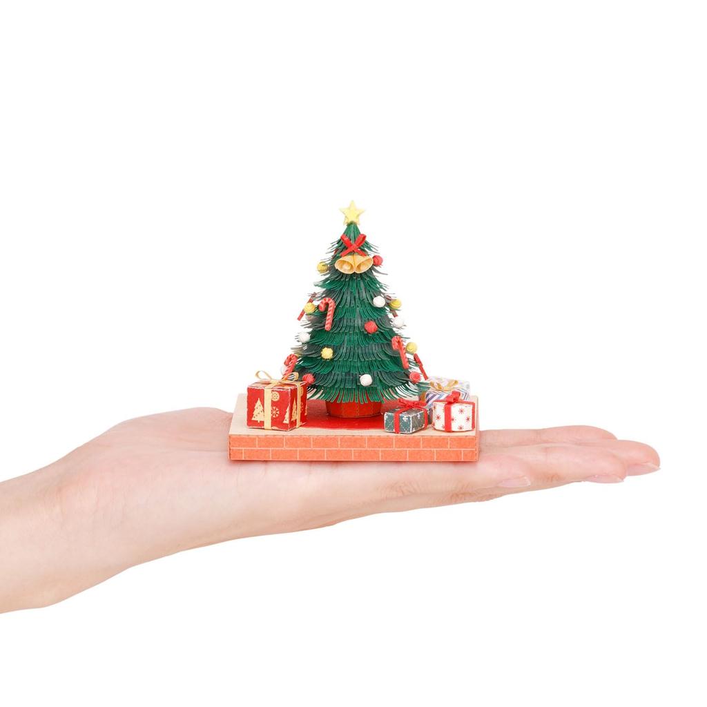 Kawada Paper Nano 360 Christmas Tree x 12 x 17 Ages 12 and Paper Craft Miniature Interior PS-17, 0.7 cm, Up, Kit, Kit, Decoration, PS-17