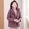 Abrigo Nuevo de Algodón Acolchado para Mujer, Abrigo para Madre de Mediana Edad y Anciana, Chaqueta Corta de Algodón Acolchado Gruesa para Otoño e Invierno