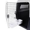 Pet Flight Carrier Airline Approved 33x216x252in Cats Rabbit Travel Cage with Handle Metal Door Heavy Duty for Puppies Kittens