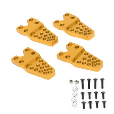 4pcs RC Mount Aluminum Alloy Durable Sturdy Adjustment Accessories for 1 8 Simulation Climbing Car