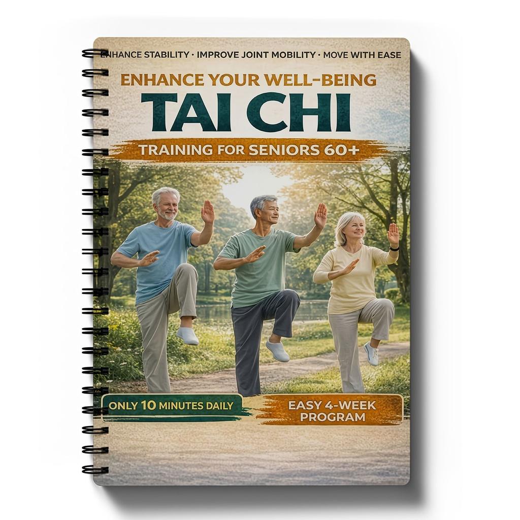 4-bändiges Set Tai Chi Arbeitshefte für Senioren und Anfänger Spiralbindung Mit progressiven Übungen Sanften Routinen Fitnesstraining