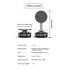 Vacuum Suction Phone Holder Magnetic Car Navigation Bracket 360 Degree Rotation For Xiaomi Iphone Huawei Multyple Phone