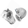 Dryer Vent Kit Magnet Self Alignment Exhaust Pipe Connection Set for Tight Spaces Lint Cleaning 2.6ft 4 Inch Hose