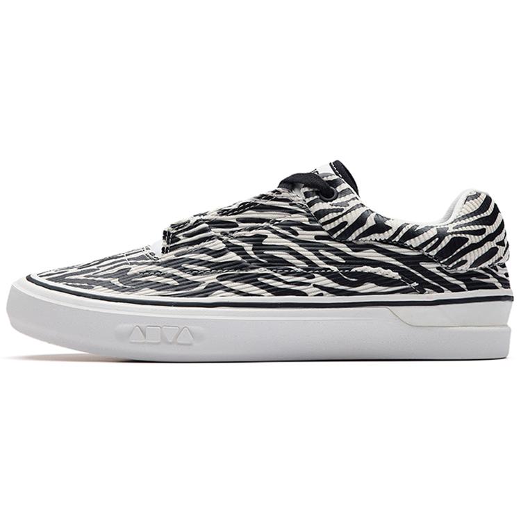 new Anta Ao Li Wear-Resistant Low-Top Skateboard Shoes Women's Black White