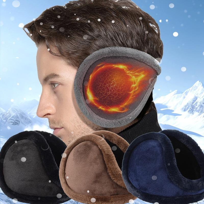 Thicken Plush Thermal Earmuffs Winter Fluffy Furry Warm Ear Cover Protector Anti-cold Frostbite Proof Cycling Ear Warmer Earflap