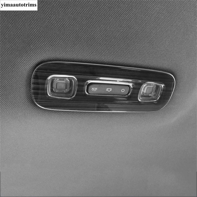 For GAC Trumpchi Empow - 2025 Interior Accessories Roof Reading Lamps Lights Frame Decoration Cover Trim Stainless Steel