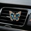 Rhinestone Butterfly Shoe Charm Flat Back Alloy Butterfly Charm Sparkling Butterfly Accent Accessories for Bracelets Bags DIY Crafts