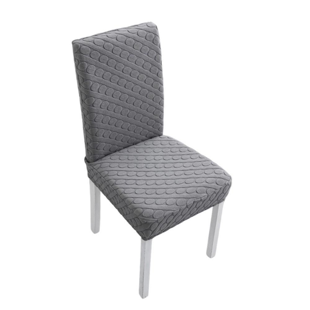 1Pcs Thickened Universal Chair Cover Soft Elastic Removable Stool Slipcover Jacquard Washable Backrest Protector