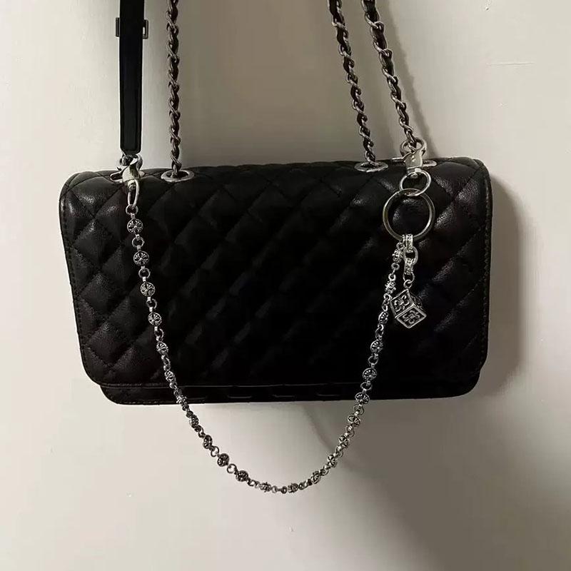 WTEMPO Hosenkette Schlüsselanhänger Hip-Hop Punk Jeanskette Damen und Herren Gothic Bekleidungszubehör Retro Taillenkette Kreative Taschen-Deko Kette