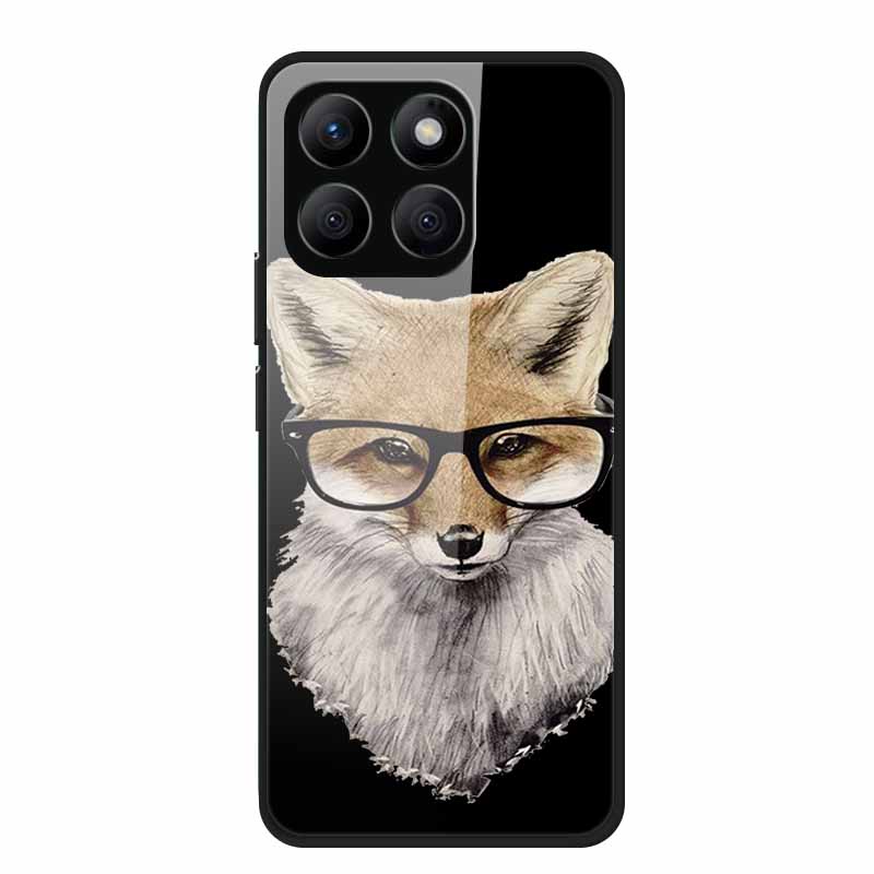 For Honor X8c Case X8 c X 8c Tempered Glass Hard Back Cover Phone Case For Honor X8c 4G Case HonorX8c X 8 c Capa Soft TPU Bumper