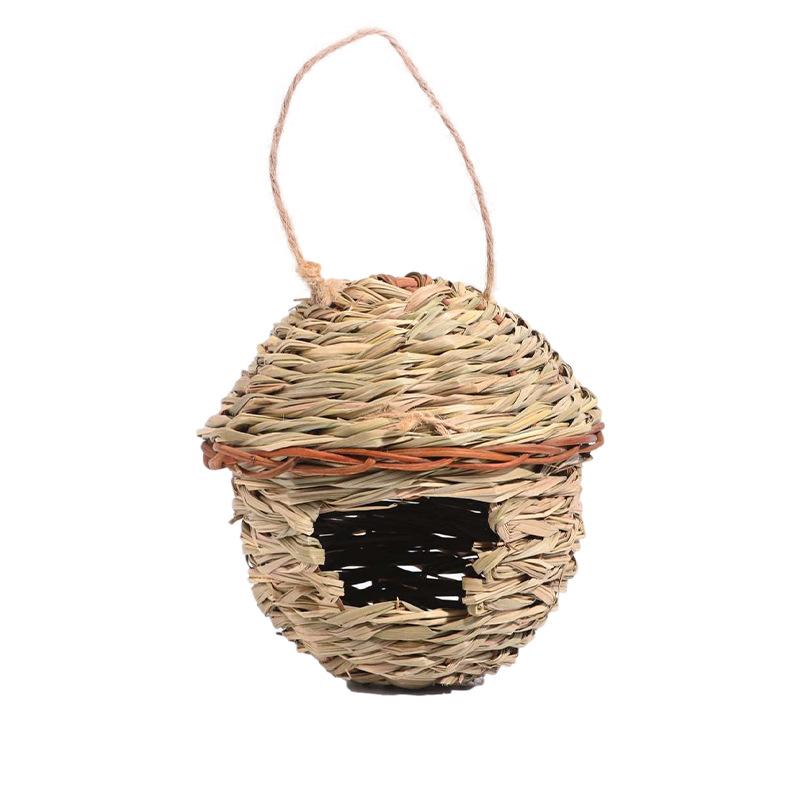 Handmade Woven Bird's Nest Decorations Outdoor Ecological Bird Cage Decorations Garden Pet Supplies Bird's Nest Viewing