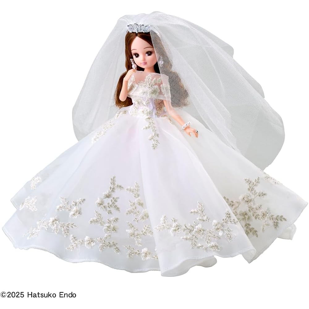 Takara Tomy Licca-chan Doll Photogenic Rika Hatsuko Pea Wedding Style