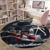 1pc Michael Jackson Carpet, Round Rug, Comfortable, Suitable for Entryways, Living Rooms, Office, And Bedrooms, Christmas Decoration