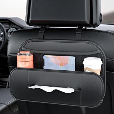 Car Handbag Organizer Car Seat Storage Bag Paper Towel Outlet Design Car Rear Seat Organizer For Electronics Data Cable Glasses