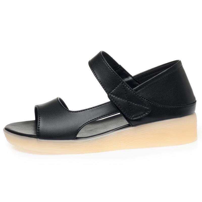 Fashion AIYUQI Women's Sandals Flat 2025 New Non-slip Roman Sandals Female Summer Large Size Mom Shoes