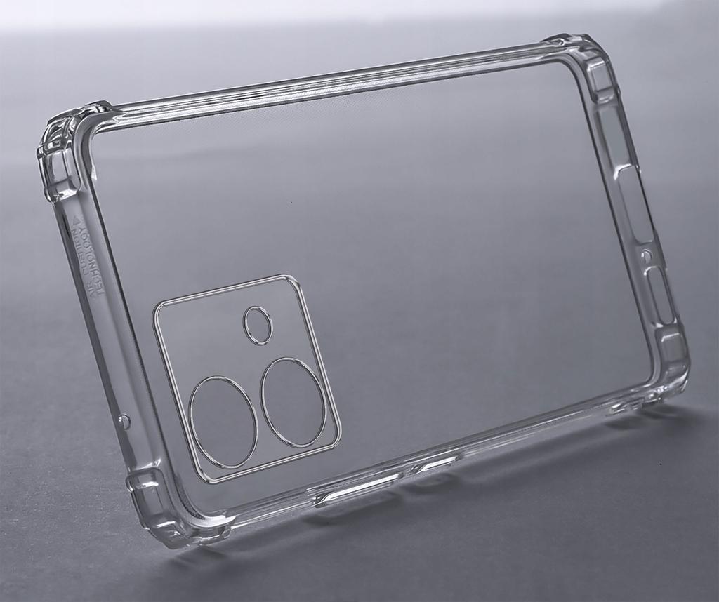 Custodia per Motorola Moto EDGE 40 Neo ANTI-SHOCK TRASPARENTE RETRO + VETRO
