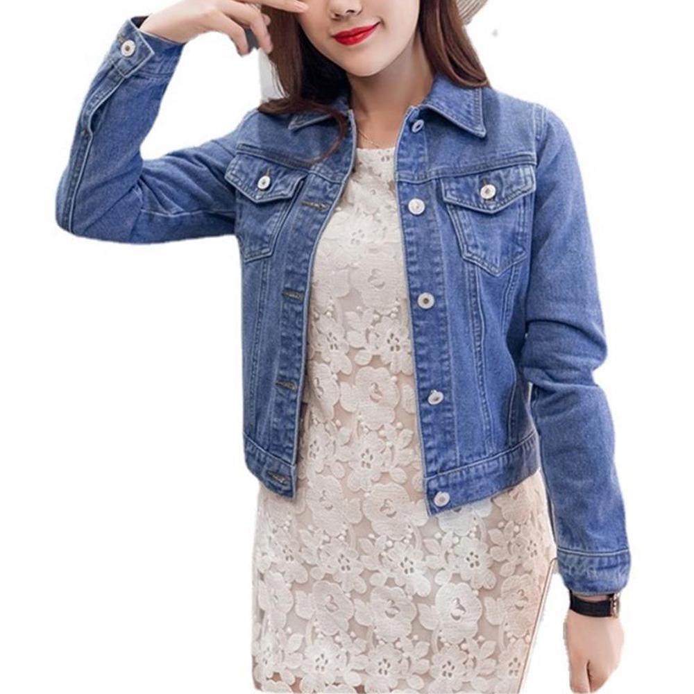 Buy Women Long Sleeve Denim Jacket 