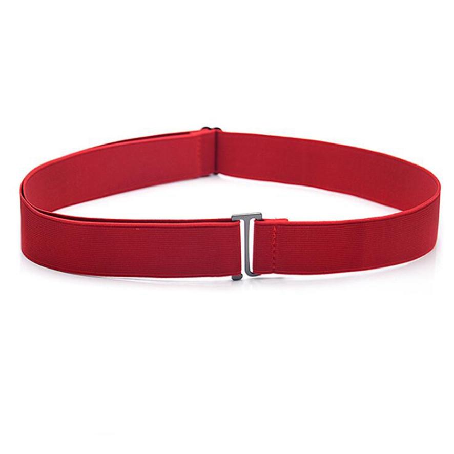 Women Fashion Adjust Slim Elastic Invisible Belt Simple Lazy Belt Fat Elastic Belt Seamless Jeans Belt