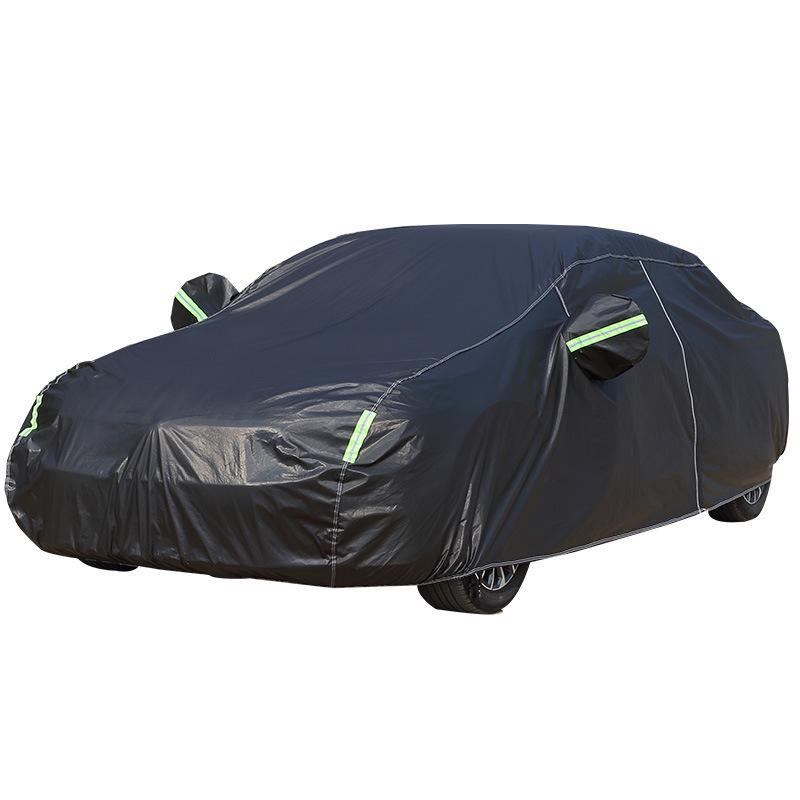 In-Stock Thickened Oxford Cloth Car Cover: Full Protection Against Sun, Rain, Snow, and Dust