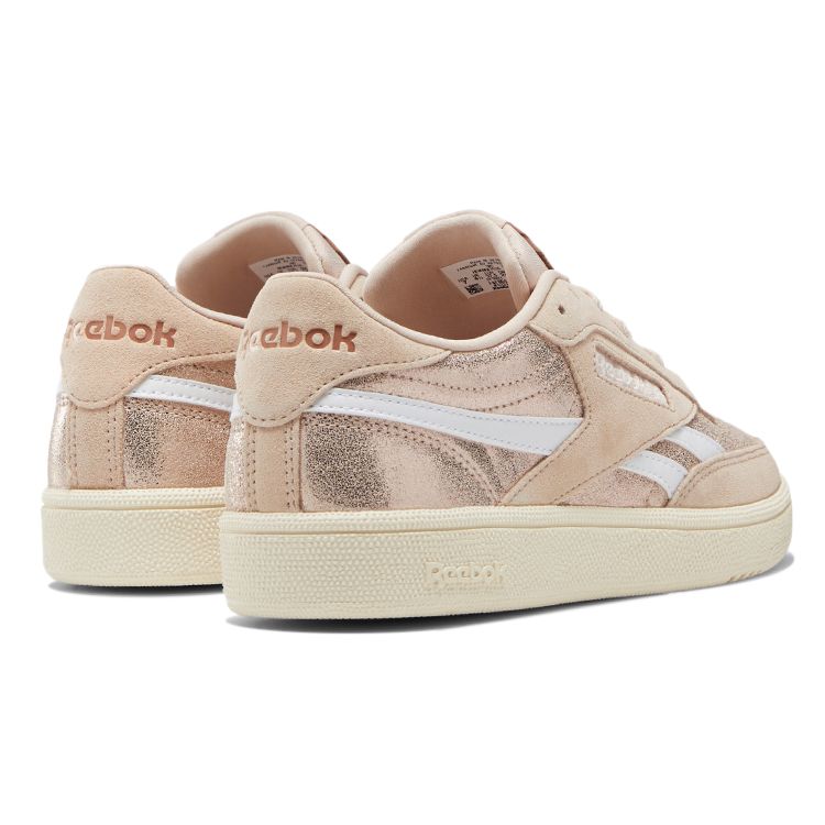 Reebok Club C Revenge Plus Slip Resistant Shock Absorbing Durable Fashion Casual Sneakers Women sneakers Rose-Pink DV7201