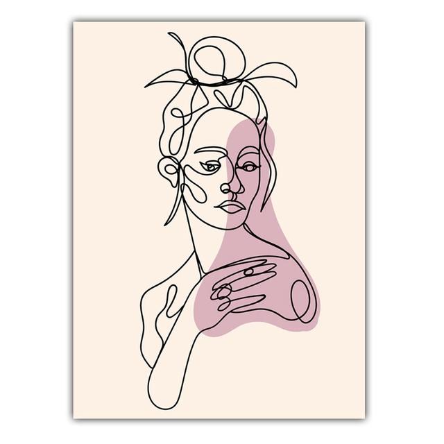 

Nordic минималистская линия абстрактная фигура холст картина Матисс постер офис коридор гостиная спальня украшение дома фреска без рамки 21*30cm No Frame