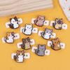 1/6Pcs Cute Cartoon Various Cat Tennis Racket Damper Silicone Shock Absorber To Reduce Tenis Racquet Vibration Dampeners