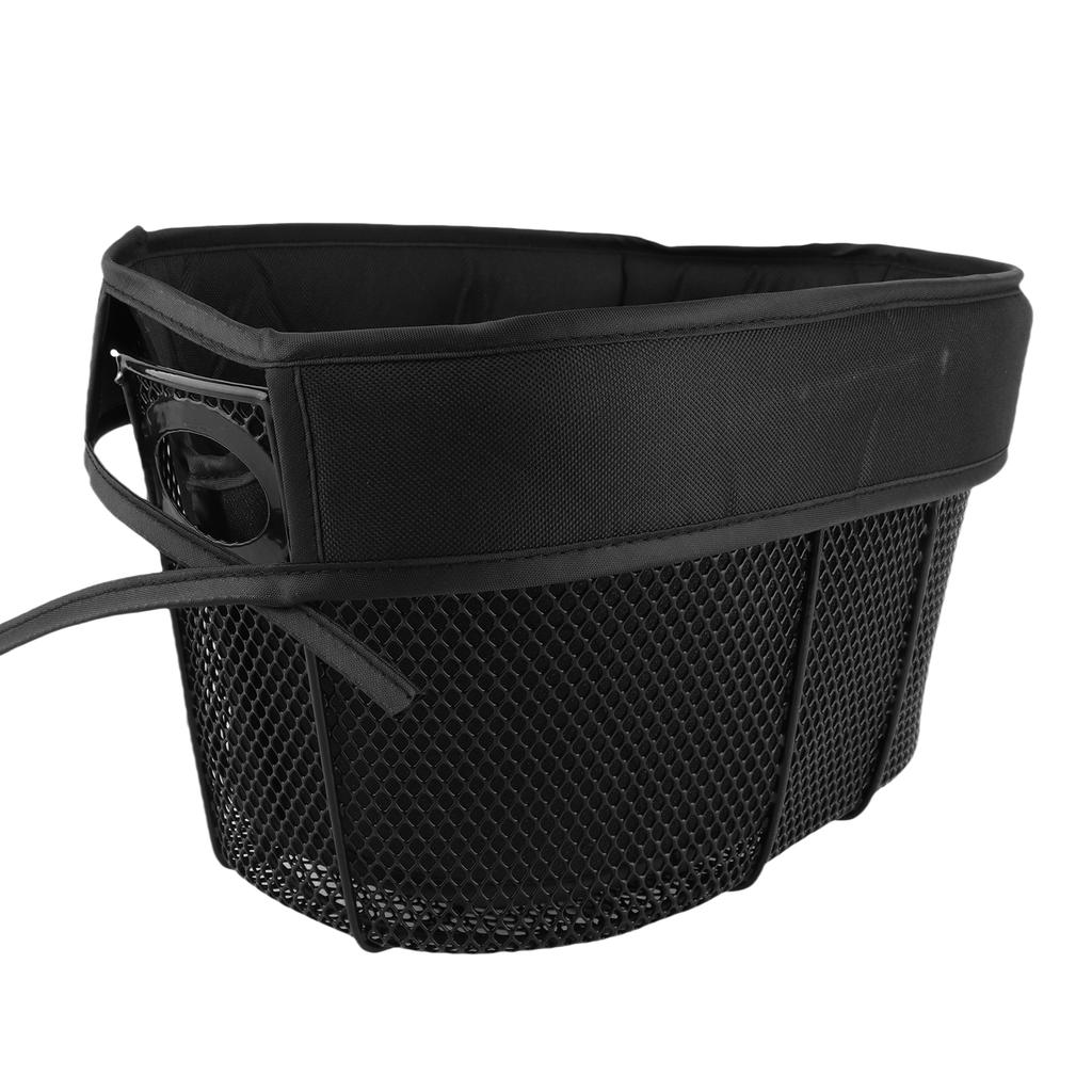 Dog Cycling Basket Cycling Shopping Basket Portable Cat and Dog Carrier for Front Crossbar with Sponge Liner Safety