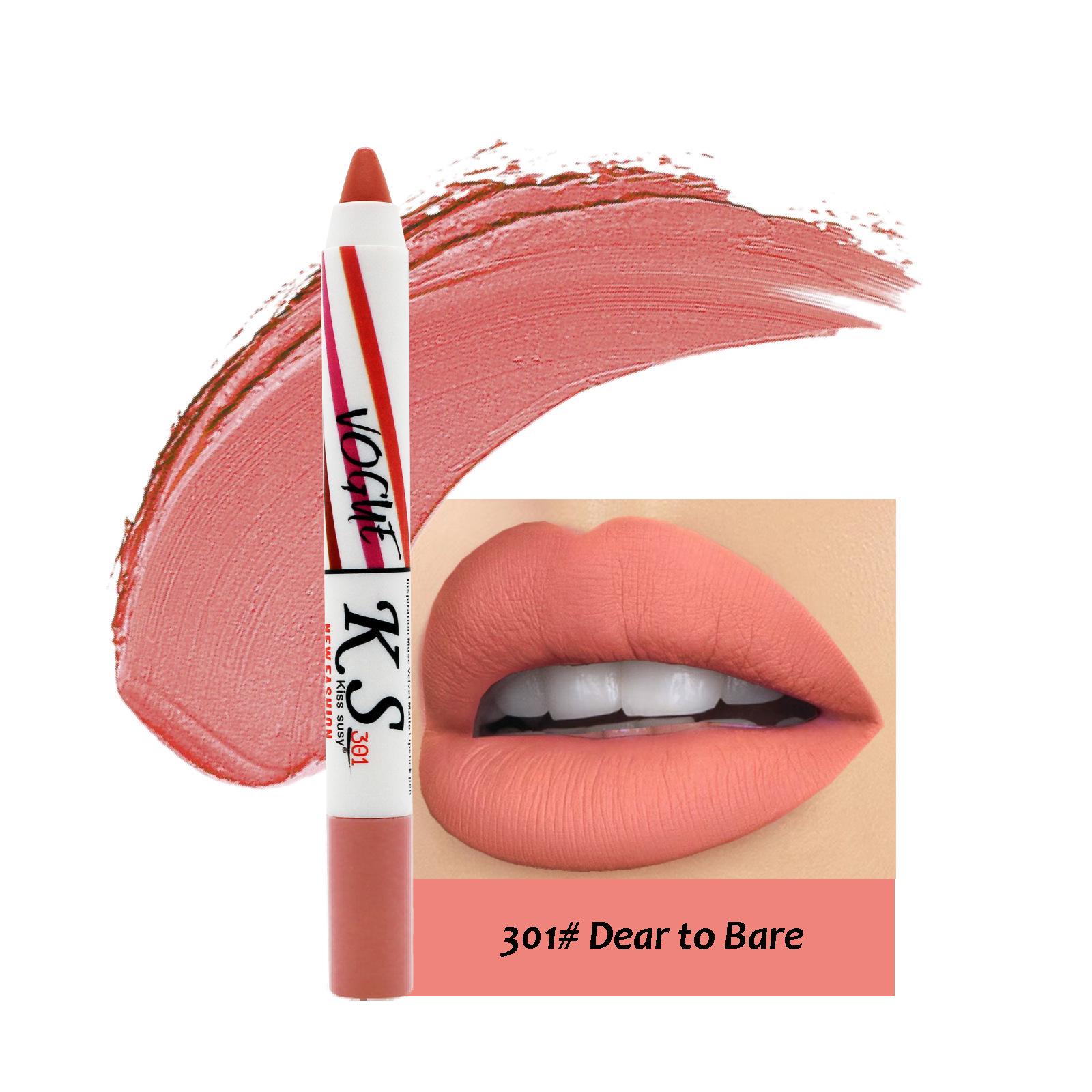 

Матовая помада Водостойкая долговечная антипригарная помада-ручка Матовый карандаш для губ