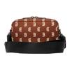 MLB Monogram Polyester Combo Bag , Shoulder Bag , Crossbody Bag Mini Unisex Red Brown (Unisex) Crossbody Bags 3ACRS012N 43BRD