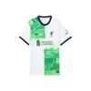 Liverpool FC 2023/24 Spiel Auswärts Logo Print Rundhals Kurzarm T-Shirt Herren Tops Weiß DX2617-101