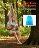 Aerial Yoga Hammock, 136.07 Kg Load Aerial Silk, Yoga Swing with Nylon Fabric, PE Zipper Bag for Parent-Child Interaction, Strengthen Muscles &