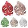 Table Mat Hollowed-Out Nordic Heat-resistant Simulation Turtle Back Leaf Placemats for Dining Table