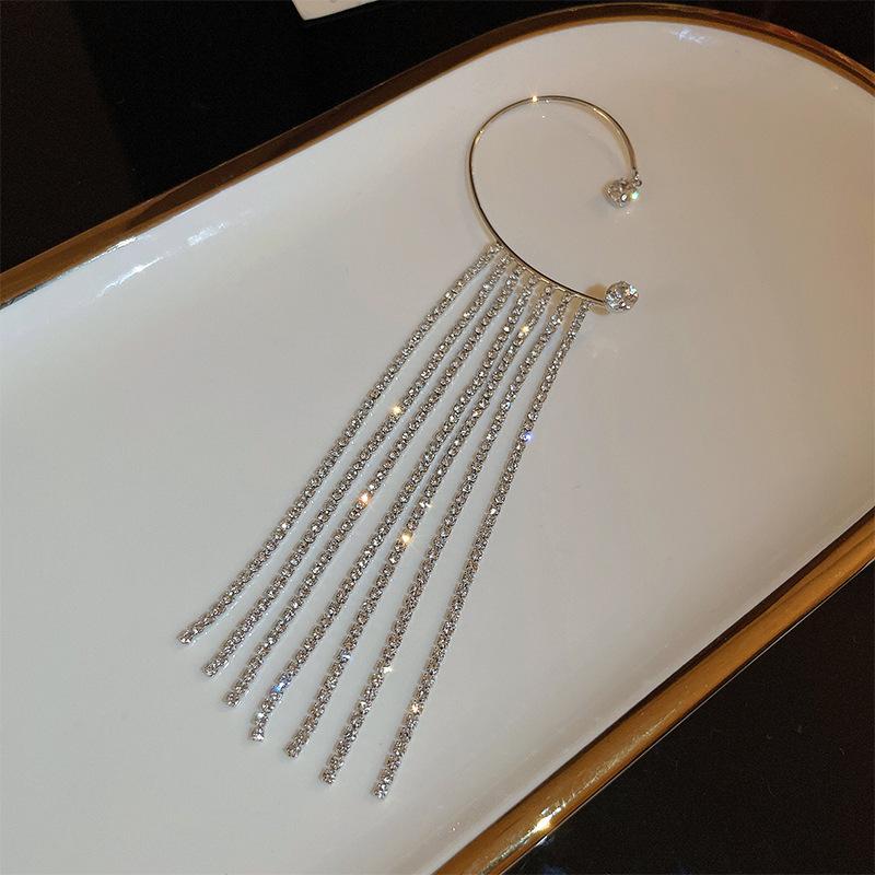 Versatile Tassel Integrated Earrings Without Earrings Women's Jewelry