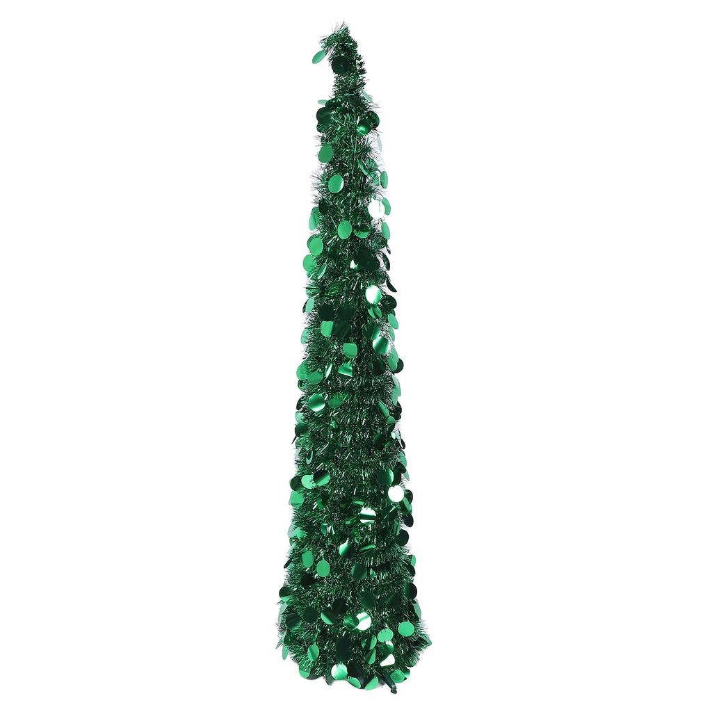 1,5m PET   Hochwertiger künstlicher Weihnachtsbaum, faltbar, Weihnachtsbaum-Dekoration für Innen, Dekoration für die Feiertagsparty