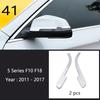 Matte Car Styling Interior Door Audio Stereo Speaker Sequ Decorative Cover Trim For BMW 5 Series F10 F11 F18 Auto Accessories