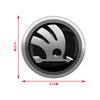 DDWO5 56MM Car Wheel Center Hub Cap Logo Stickers Rim Emblem Car Styling For Skoda Sharp Sharp crystal Sharp Rapid speed Pye Di trunk