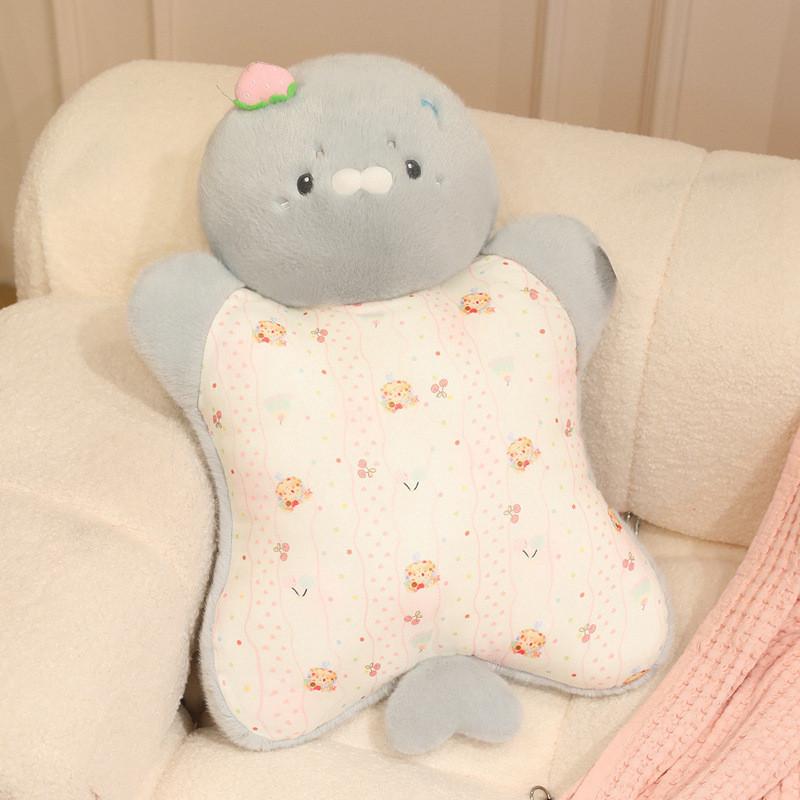 Penguin Seal Raccoon Panda Plush Toy Large Stress Relief Cushion For Kids Girls Birthday Gift