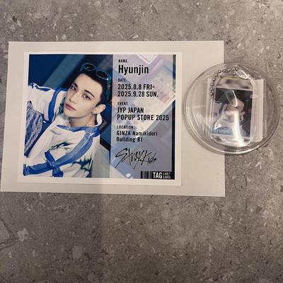 [USED] Stray Kids Hyunjin Keychain Label Can