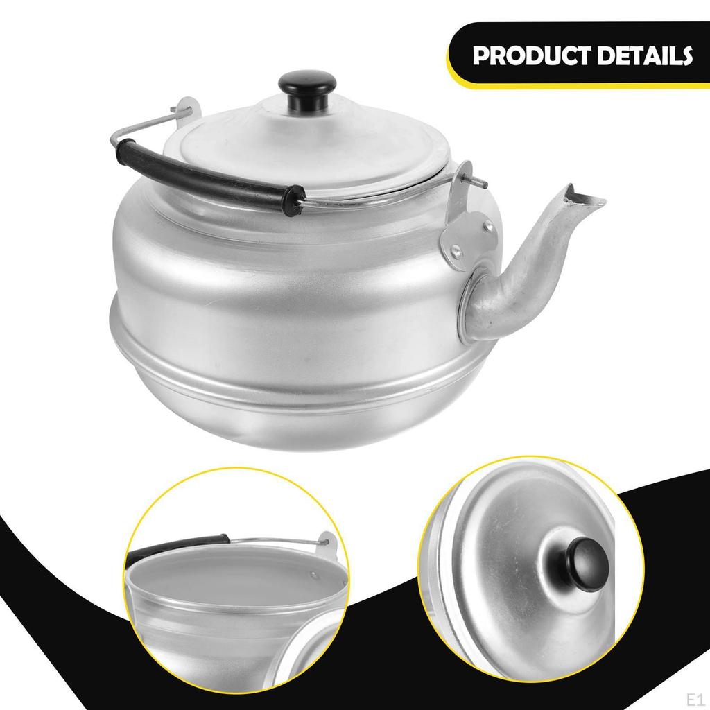 Household Teapot Water Kettle Large Capacity Cookware Tea Gas Stoves Teakettle for Camping