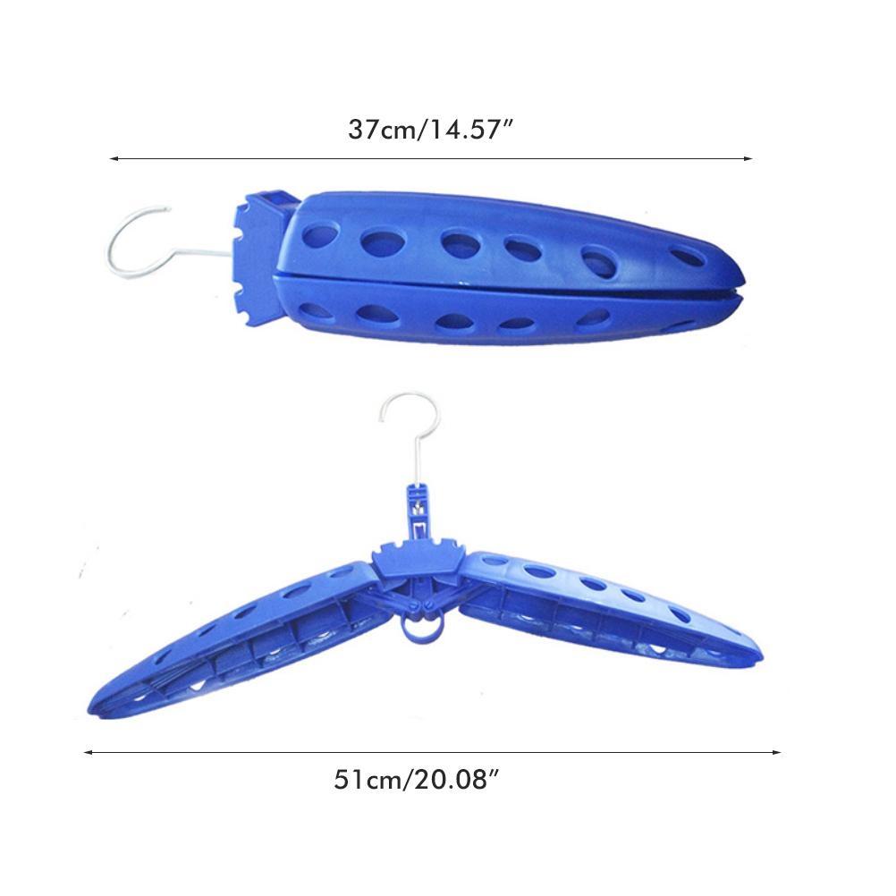 Wetsuit Hanger Diving Rack Drysuit Dive Boots Shoes Hanger Foldable Surfing Suit Hangers Folding Vented Hanger Black
