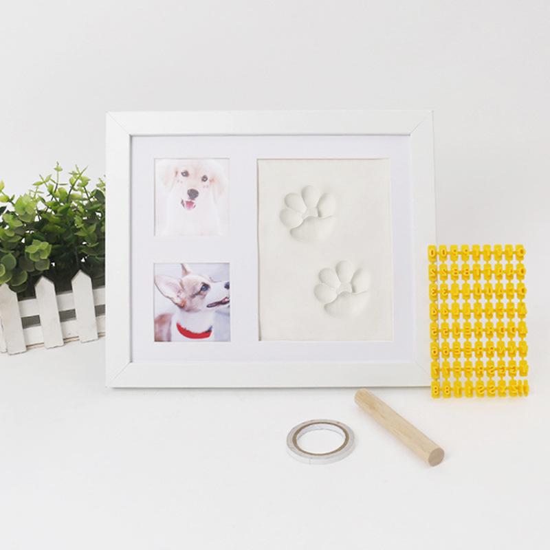 Pet Paw Print Ink Pad Frame for DIY Memorial Photos